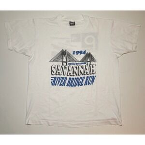 Vintage Savannah, GA 1994 Bridge Run Single Stitch T-Shirt | Large